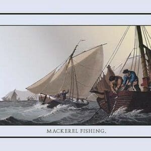 Mackerel Fishing by J.H. Clark - Art Print