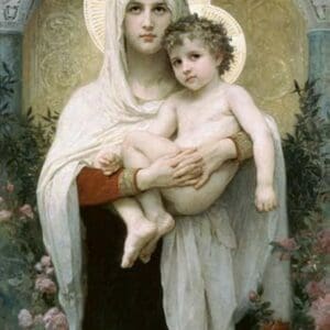 Madonna of the Roses by William Bouguereau - Art Print