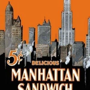 Manhattan Sandwich - Art Print