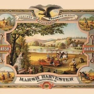 Marsh Harvester - Century of Progress in Grain - Art Print