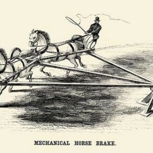 Mechanical Horse Brake - Art Print