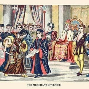 Merchant of Venice by H. Sidney - Art Print