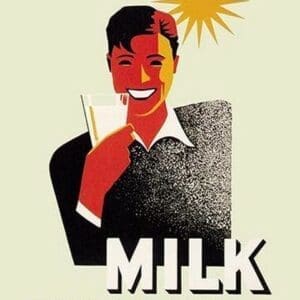 Milk for Summer Thirst by WPA - Art Print