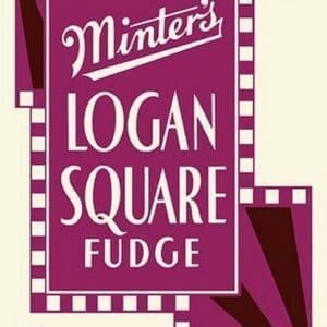Minter's Logan Square Fudge - Art Print