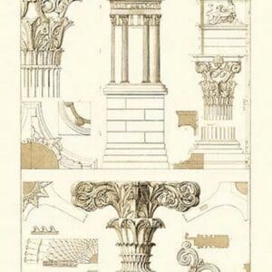 Monument of Lysicrates at Athens by J. Buhlmann - Art Print