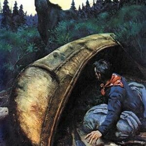 Moose Hunter - Art Print