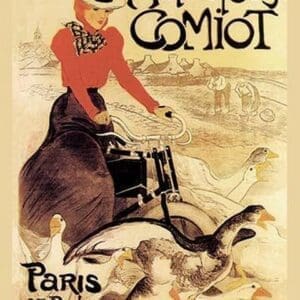 Motorcycles Comiot by Theophile Alexandre Steinlen - Art Print