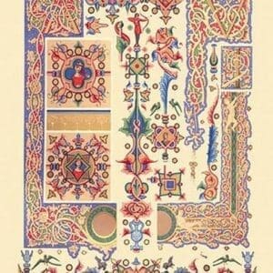 Moyen-Age Design #2 by Auguste Racinet - Art Print