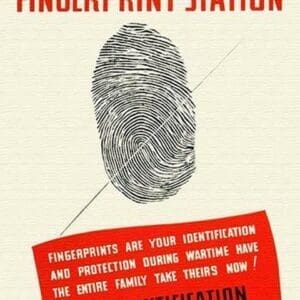 Neighborhood Fingerprint Station by Advertising Mobilization Committee - Art Print