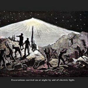 Night Excavations by John Howard Appleton - Art Print