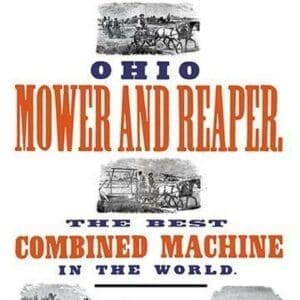 Ohio Mower and Reaper - Art Print