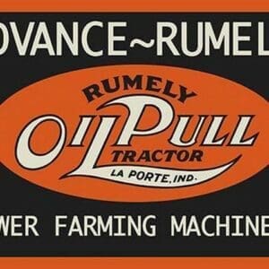 Oil Pull Tractor - Art Print