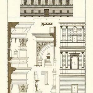 Palazzo Giraud at Rome by J. Buhlmann - Art Print