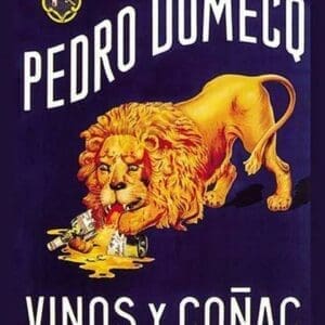 Pedro Domeco Vinos y Conac Jerez - Art Print