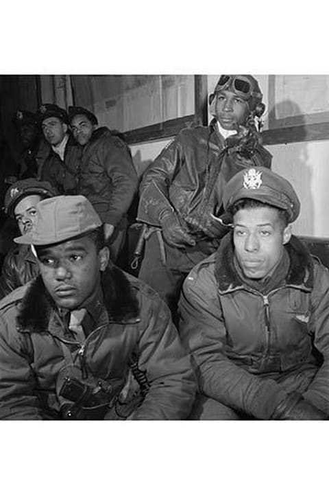 Photograph Of Tuskegee Airmen Attending A Briefing In Ramitelli, Italy ...