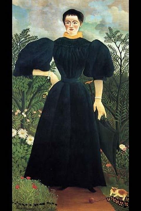 Victoria Rousseau Portrait of a Woman by Henri Rousseau - Art Posters or Prints on Paper ...
