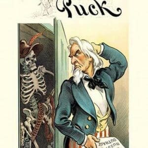 Puck Magazine: A Skeleton of His Own - Art Print