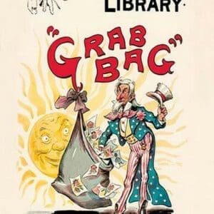 Puck's Library: 'Grab Bag' by Frederick Burr Opper - Art Print