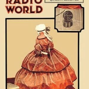 Radio World: The 8-Tube Victoreen - Art Print