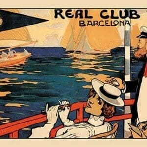 Real Club de Barcelona by H.M. Lawrence - Art Print