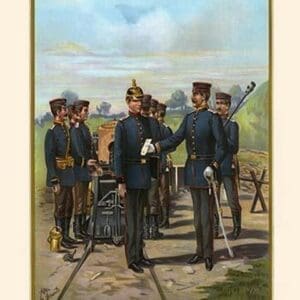 Relish Heavy Artillery at the Gun - 8th Regiment by G. Arnold - Art Print