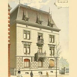 Residence in Stuttgart by Lambert & Stahl #3 - Art Print