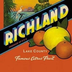 Richland Brand Citrus - Art Print