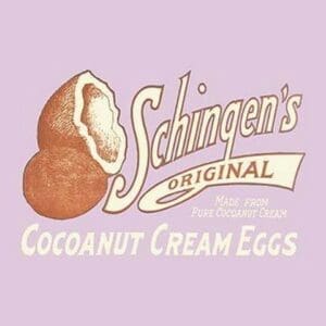 Schingen's Cocoanut Cream Eggs - Art Print