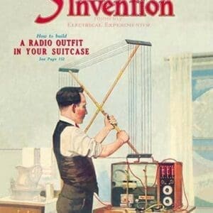 Science and Invention: How to Build a Radio Outfit in Your Suitcase - Art Print