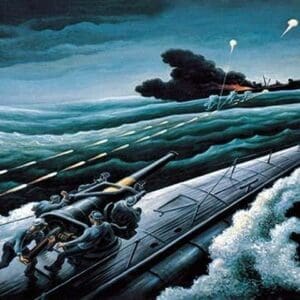 Score One for the Subs by T.H. Benton - Art Print