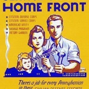 Service on the Home Front by Louis Hirshman - Art Print
