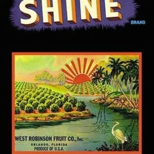 Shine Brand Fruit - Art Print