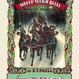 Silver Sleigh Bells - Art Print