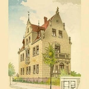 Single Family Home in Nuremberg by Hildenbrand & Walter - Art Print