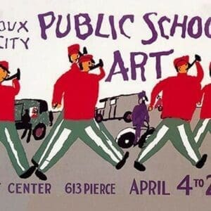 Sioux City Public School Art by WPA - Art Print