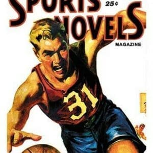 Sports Novels Magazine: March 1949 - Art Print