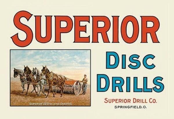 Superior Disc Drills - Art Print