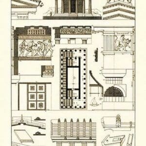 Temples and Roofings by J. Buhlmann - Art Print