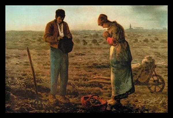 The Angelus by Jean Francois Millet - Art Print