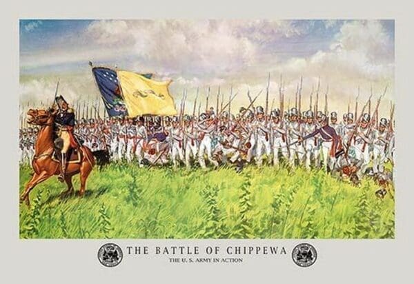 The Battle of Chippewa by H. Charles McBarron Jr. - Art Print