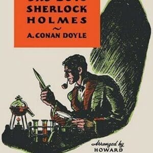 The Boys' Sherlock Holmes (book cover) by Charles Livingston Bull - Art Print