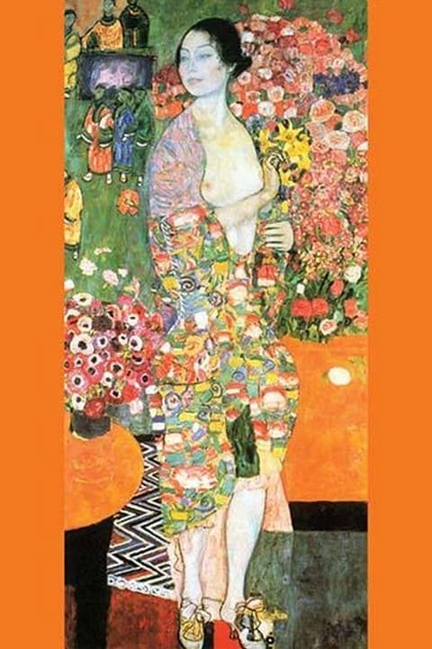 The Dancer by Gustav Klimt - Art Print