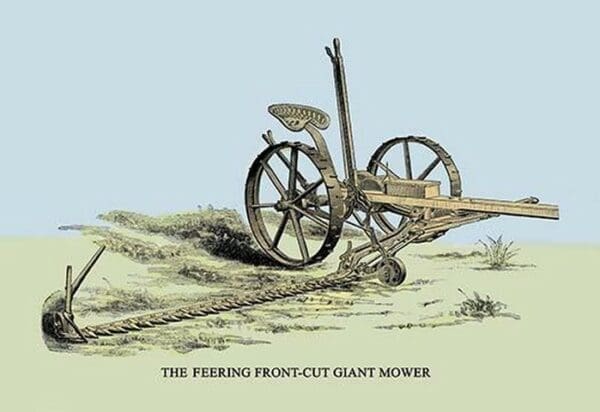 The Feering Front-Cut Giant Mower - Art Print