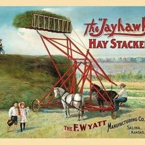 The Jayhawk Hay Stacker - Art Print