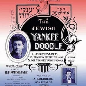The Jewish Yankee Doodle by Louis Friedsell - Art Print