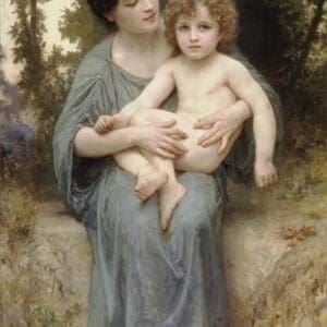 The Little Brother by William Bouguereau - Art Print