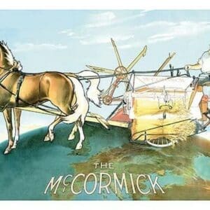 The McCormick Grain Binder on Top of the World - Art Print