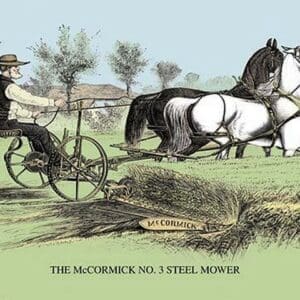 The McCormick No. 3 Steel Mower - Art Print