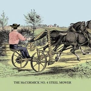 The McCormick No. 4 Steel Mower #2 - Art Print