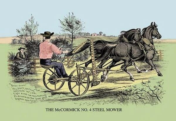 The McCormick No. 4 Steel Mower #2 - Art Print